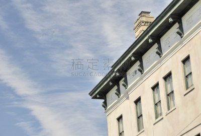 萨凡纳港市,乔治亚州,战前风格,艺术装饰区,水平画幅,无人,南美大草原,建筑外部,户外,房屋