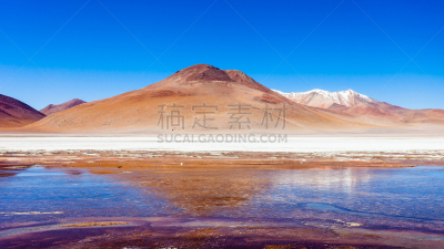 湖,玻利维亚,阿尔蒂普拉诺山脉,国内著名景点,雪,公园,乌尤尼盐沼,阿塔卡马沙漠,泻湖,阿塔卡马大区