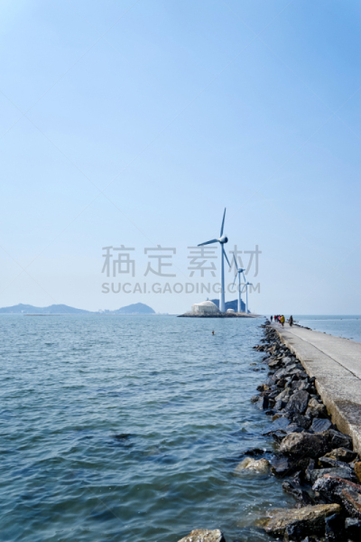 岛,垂直画幅,图像,海洋,工业,无人,韩国,涡轮,街道,发电站