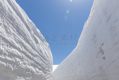 富山,雪,日本,围墙,黑部市,室堂,天空,里山,水平画幅,无人