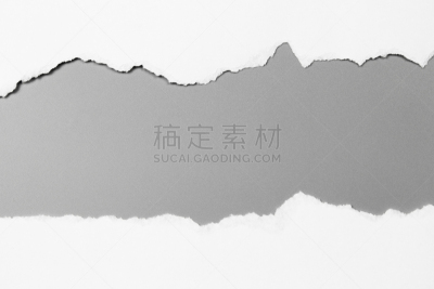 纸,白色,灰色背景,扯开,洞,边框,水平画幅,消息,古老的