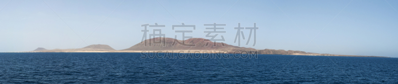 大西洋,la graciosa,全景,兰萨罗特岛,岛,小的,群岛,美因河,西北,组物体