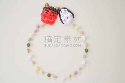 节分,边框,福井县,女人,圆形,水平画幅,消息,日本,材料,豆