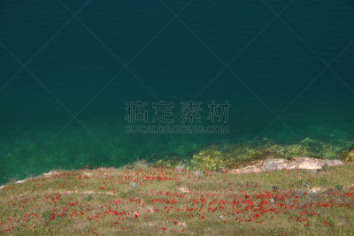 叙利亚,湖,幼发拉底河,水,水平画幅,绿色,无人,蓝色,户外,中东