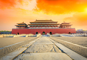 宫殿,故宫,北京,远古的,禁止的,宏伟,大门,世界遗产,国际著名景点,屋顶