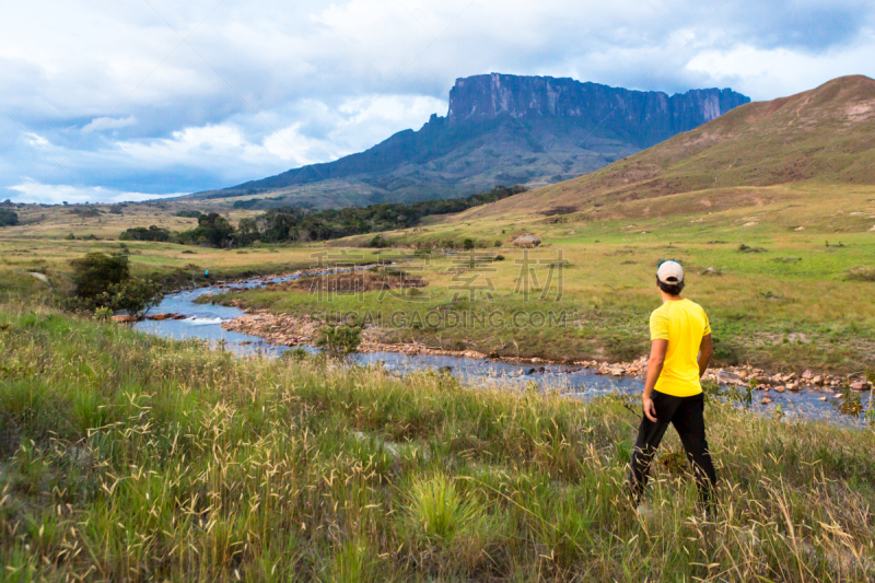 罗赖马山,平顶山区,罗赖马州,平顶山,canaima,委内瑞拉,南美,水平画幅,无人,户外