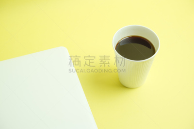 一次性杯子,咖啡,母球,台式个人电脑,机敏,饮料,商务,计算机,热饮,彩色背景