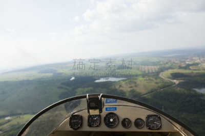 超轻型飞机,亚马逊河,亚马逊雨林,亚马逊地区,南美,水平画幅,高视角,户外,航拍视角,驾机