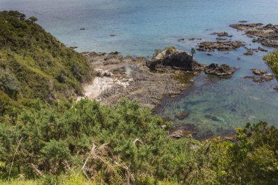 bay of islands,新西兰,russell,派希亚镇,地形,自然,水平画幅,山,无人,蓝色