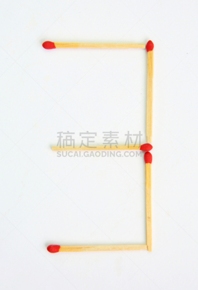 火柴,数字3,白色背景,垂直画幅,字母,形状,无人,符号,纸板,火柴盒