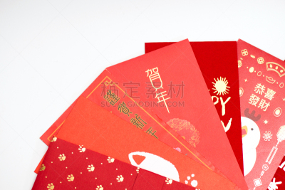 春节,白色背景,新年前夕,红包,小包,性格,新约,商务,黄金,美元符号
