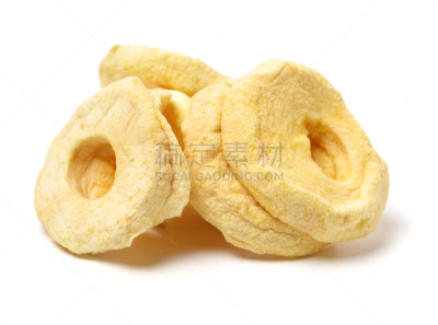 白色背景,苹果,干的,白色,有机食品,黄色,黄金,背景分离,健康食物,饮食