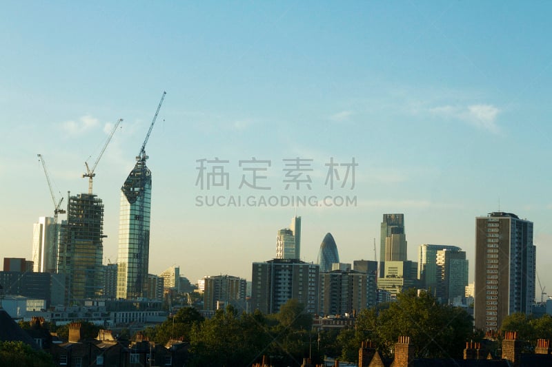 都市风景,天使,依士灵顿市,城市扩张,伦敦城,水平画幅,高视角,无人,当地著名景点,玻璃