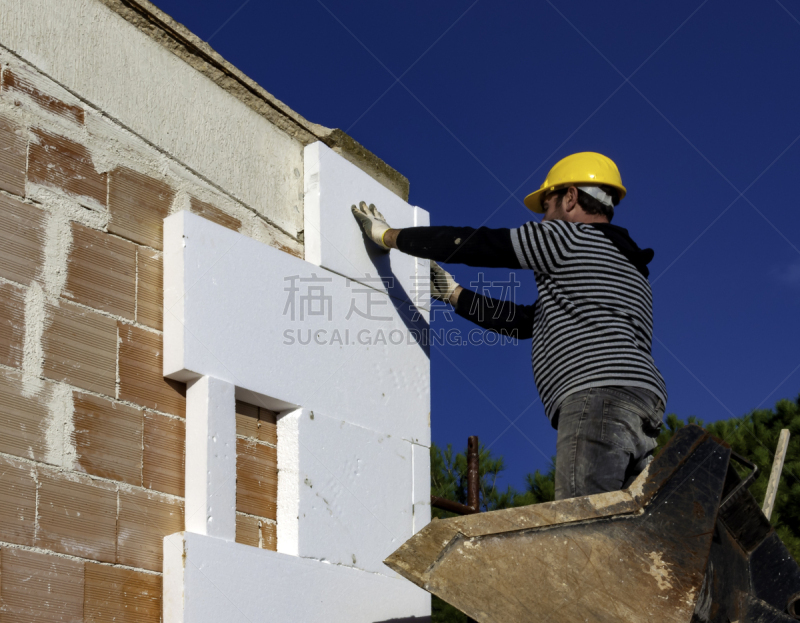 外立面,绝缘体,建筑工地,技能,技术,抹灰工,涂料,设备用品,户外,意大利