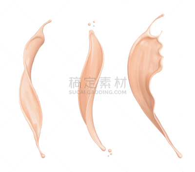 粉底,液体,背景分离,泰国,化妆用品,三维图形,纹理,阶调图片,时尚