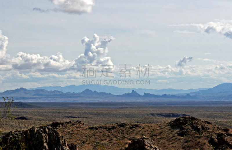 低视角,山谷市,云景,风景,云,图像,美国,亚利桑那,无人,沙漠