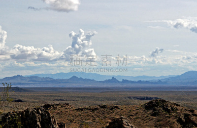 低视角,山谷市,云景,风景,云,图像,美国,亚利桑那,无人,沙漠