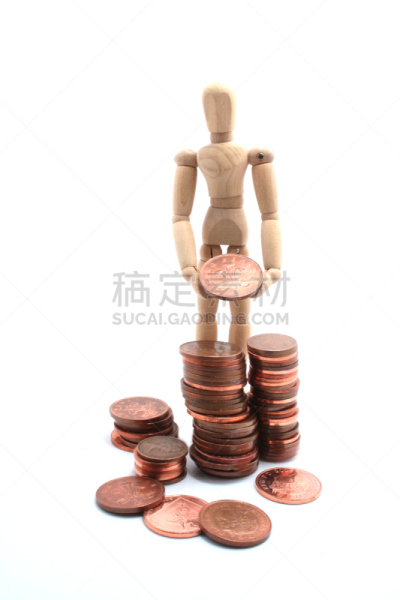 白色背景,垒起,纯净,人体活动模型,时尚娃娃,垂直画幅,木制,金融,银行业,娃娃