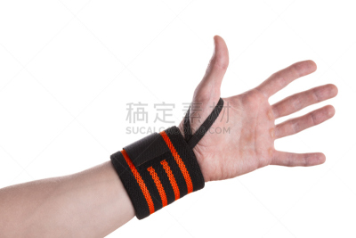 手腕,披肩,身体受伤,水平画幅,纺织品,特写,男性,部分,运动,绷带