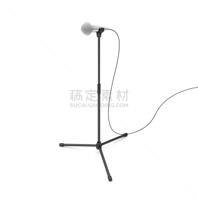 麦克风,金属,背景分离,传声器架,技术,图像,设备用品,无人,方形画幅,三维图形