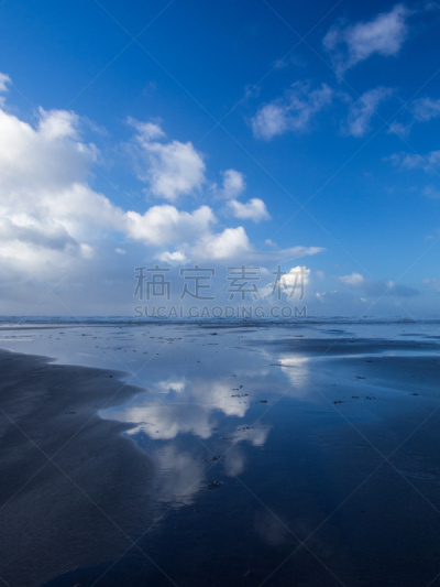 云,天空,蓝色,海滩,白色,白昼,云景,拜德福德镇,彩色背景,健康