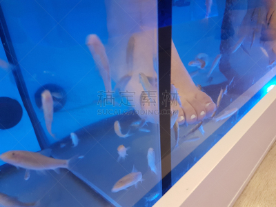趾甲,足,手指,spa美容,鱼类,水,蓝色背景,皮肤,人的眼睛,四肢