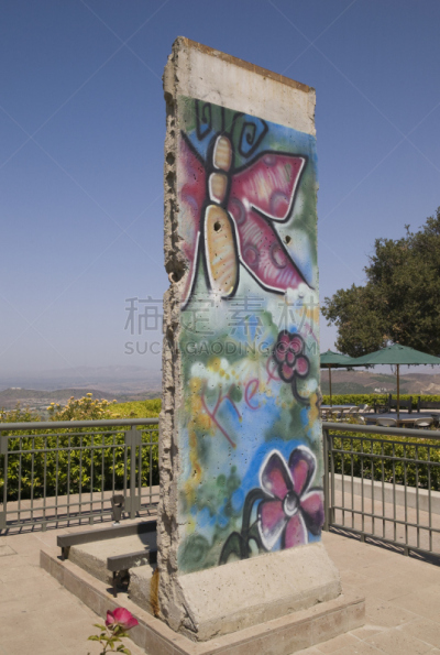 柏林墙,fall of the berlin wall,垂直画幅,墙,无人,块状,纪念品,国际著名景点,多色的,摄影
