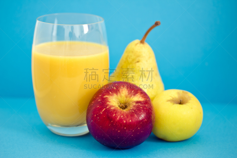 梨,果汁,健康食物,苹果,桌子,水平画幅,水果,无人,不健康食物,配方