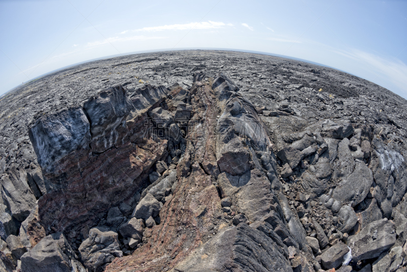 夏威夷大岛,熔岩,田地,可那,几劳亚活火山,自然,水平画幅,地质学,太平洋岛屿,户外