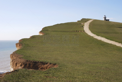 英格兰,滩头岬,东苏塞克斯,伊斯特本,自然,悬崖,水平画幅,无人,自然地理,建筑外部