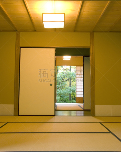 塌塌米垫,住宅房间,茶道室,和室,茶馆,茶道,垂直画幅,席子,门口,建筑