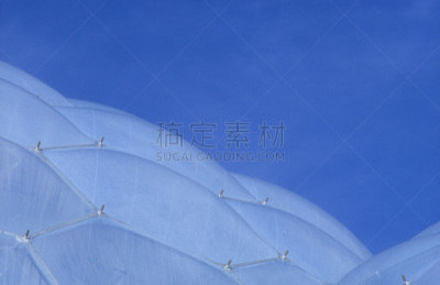 伊甸园项目,六边形,康沃尔,水平画幅,无人,网格球顶,偏振光,环境,圣奥斯泰尔,摄影