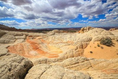 亚利桑那,美国,口袋,白色,巴里亚高原,秘密,旅途,山脊,云景,侏罗纪