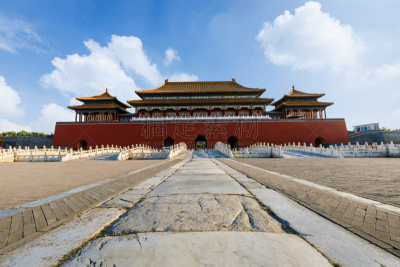 故宫,中国,过去,宫殿,北京,庭院,天空,美,公园,水平画幅
