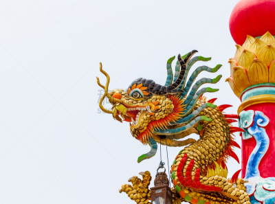 龙,雕像,自然美,白色背景,刺刀,上海东方体育中心,传统,可靠性,罗勒,职权