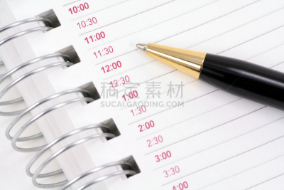 笔记本,水笔,开着的,螺旋记事本,水平画幅,易接近性,无人,会议,格子,时间