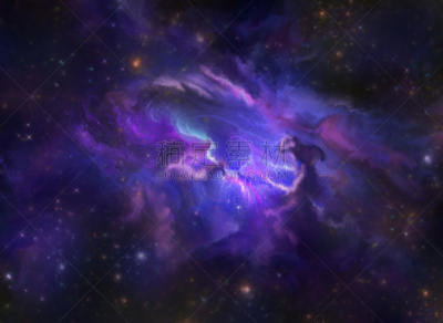 星系,拥挤的,天空,未来,水平画幅,云,星星,夜晚,无人,太空