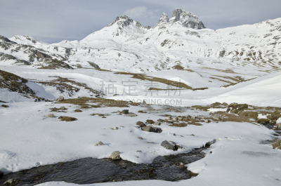冬天,杜塞尔多夫,色彩增强,迷迪,水,水平画幅,马戏团,雪,无人,贝恩