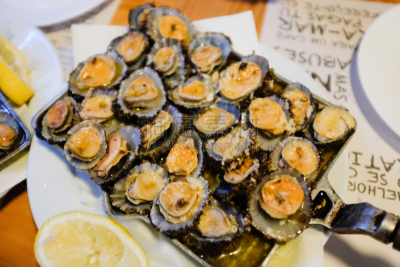 帽贝,格子烤肉,食品,图像,海洋,柠檬,无人,旅游目的地,即食食品,贝壳