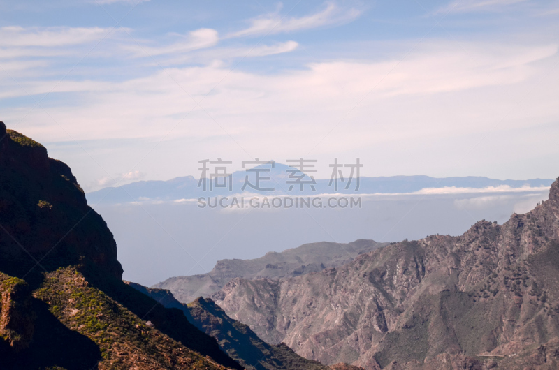 萨尔瓦多泰德国家公园,特内里费岛,风景,萨尔瓦多泰德火山,皮可德泰德山,大加纳利,自然,水平画幅,地形,无人