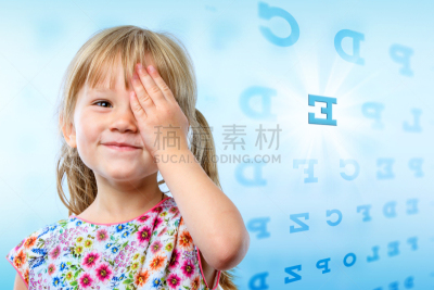 视力表,女孩,美,字母,水平画幅,美人,符号,性格,近视,人的眼睛