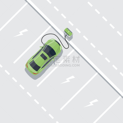 动物出击,路,电车,加油站,未来,能源,绘画插图,陆用车,增压式发动机,卡通