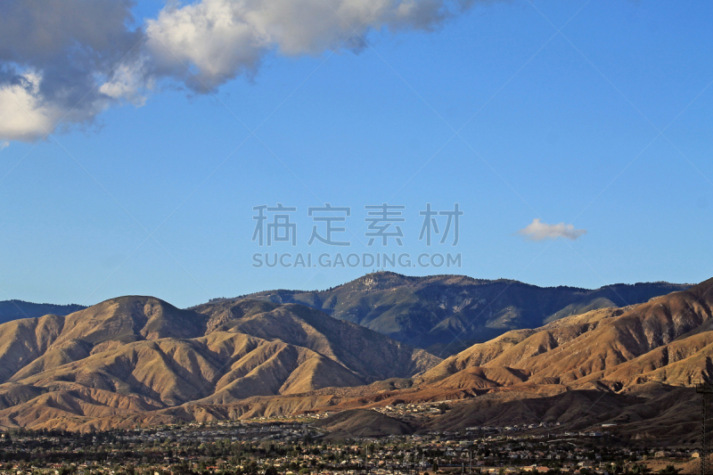 圣伯那丁诺,草莓,美国,水平画幅,山,无人,户外,加利福尼亚,山脉,摄影