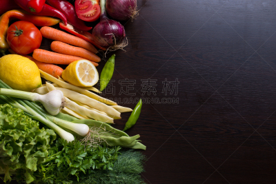 蔬菜,香料,多样,太空,调料,与众不同,红花菜豆,绿辣椒,青豆,红色灯笼椒