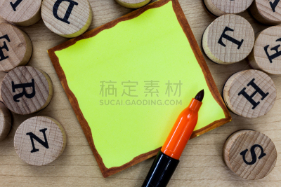 商务,毡尖笔,空的,字母,市场营销,木制,空白的,橡皮章,笔记本