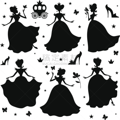 公主,矢量,小的,仙女,魔术师,童话故事,垂直画幅,绘画插图,美,艺术