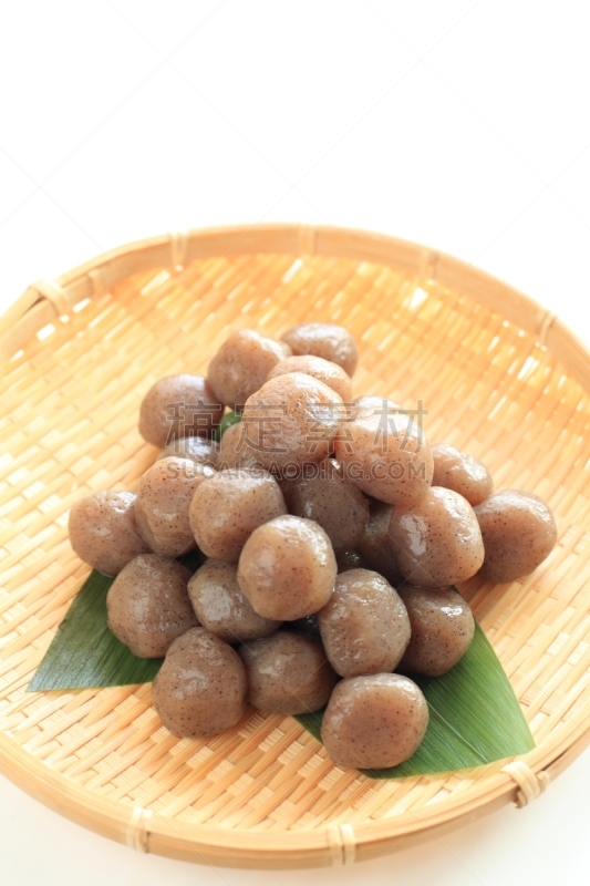 蒟蒻,日本食品,垂直画幅,高视角,无人,篮子,影棚拍摄,室内,静物,成分