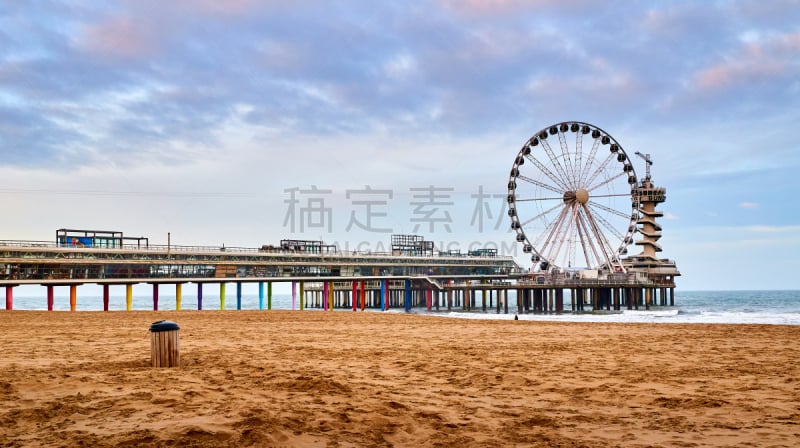 海牙,斯海弗宁恩,荷兰,海滩,旅途,车轮,公园,著名景点,海岸线,散步道