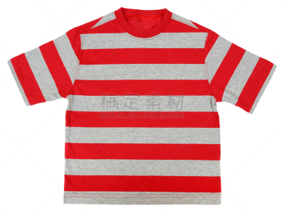 条纹衬衫,衣服,外衣,红色,衬衫,条纹,干净,背景分离,纺织品,短袖