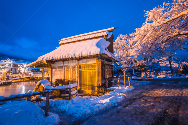 吉野,乡村,河口湖,富士河口湖,山梨县,自然,水平画幅,小的,蓝色,日本